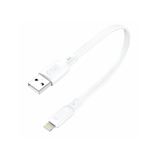 Кабель Foneng X107 USB-Lightning (M/M) 2.4A 0.25m White (X107-CA-IP)