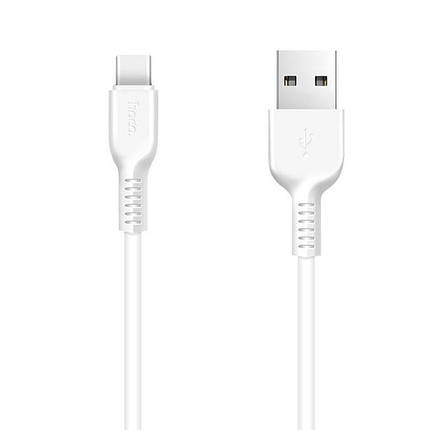 Кабель Hoco X13 Easy Charged USB-Type-C 1m White (D23104), фото 1