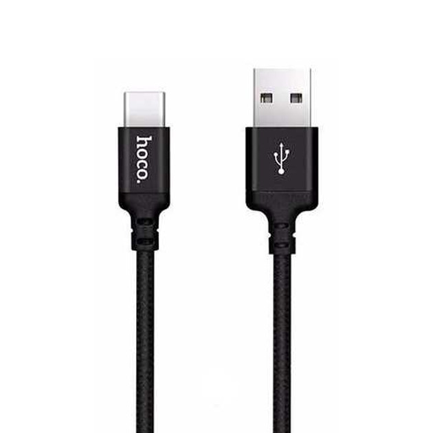 Кабель Hoco X14 Times Speed USB-Type-C 1m Black (D23161)