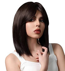 Перука жіноча шоколад, термоволокно VC 1080-2 /N, фото 3