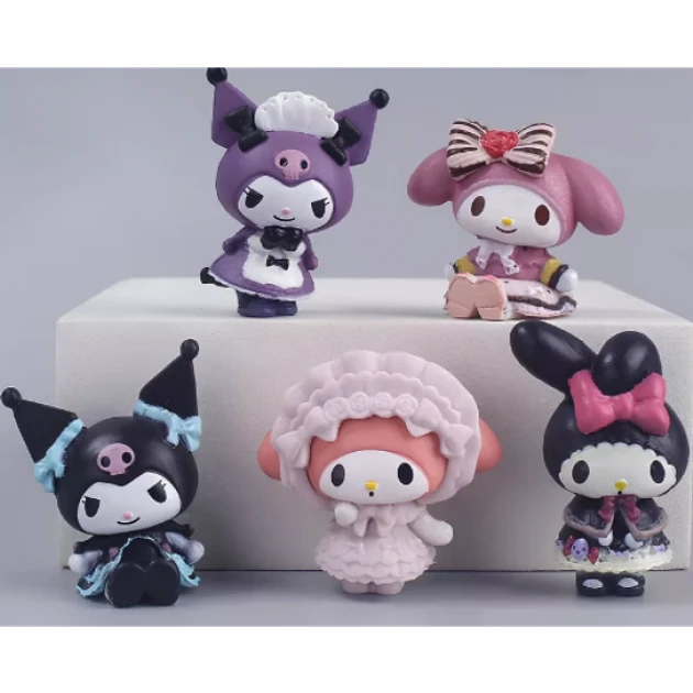 Набір ігрових фігурок Куромі Мелоді Onegai My Melody з 5 штук