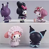 Набір ігрових фігурок Куромі Мелоді Onegai My Melody з 5 штук, фото 3