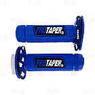 Грипси PROTAPER - ручки керма на скутер, мопед, мотоцикл із вставкою синього кольору, 2 шт., фото 2