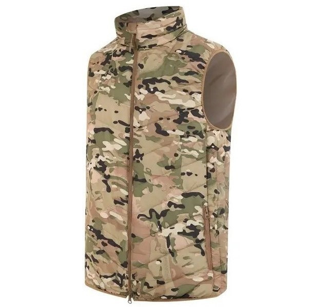 Утеплена стегана жилетка Solve Multicam KT6000836 розмір XL