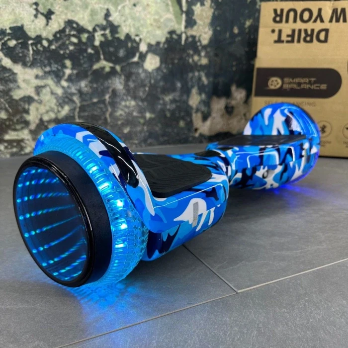 Гіроскутер, гіроборд дитячий 6.5 дюймів Smart Balance синій хакі