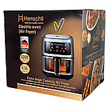 Аерогриль Henschll HS-01, електрична аерофритюрниця 3200 вт, мультипіч, фото 4