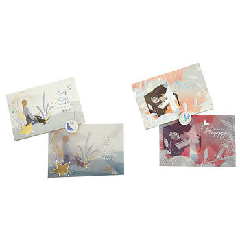 Лист з конвертом 9*14 см English LS2111-2116