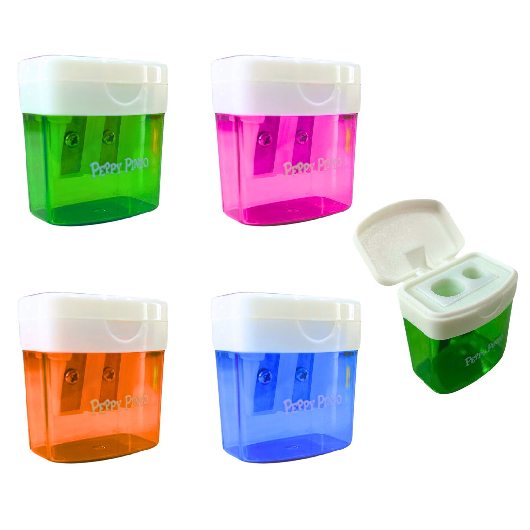 Стругачка Peppy Pinto з контейнером на 2 отвори В-24, фото 1