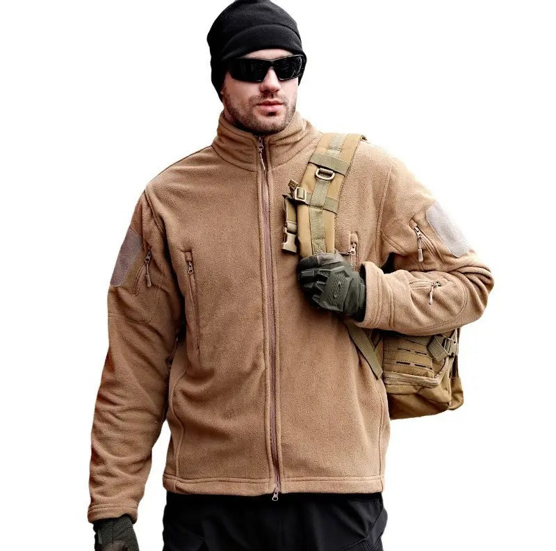 Тактична флісова куртка Solve KT6000435 для активного відпочинку Койот - розмір L, фото 1