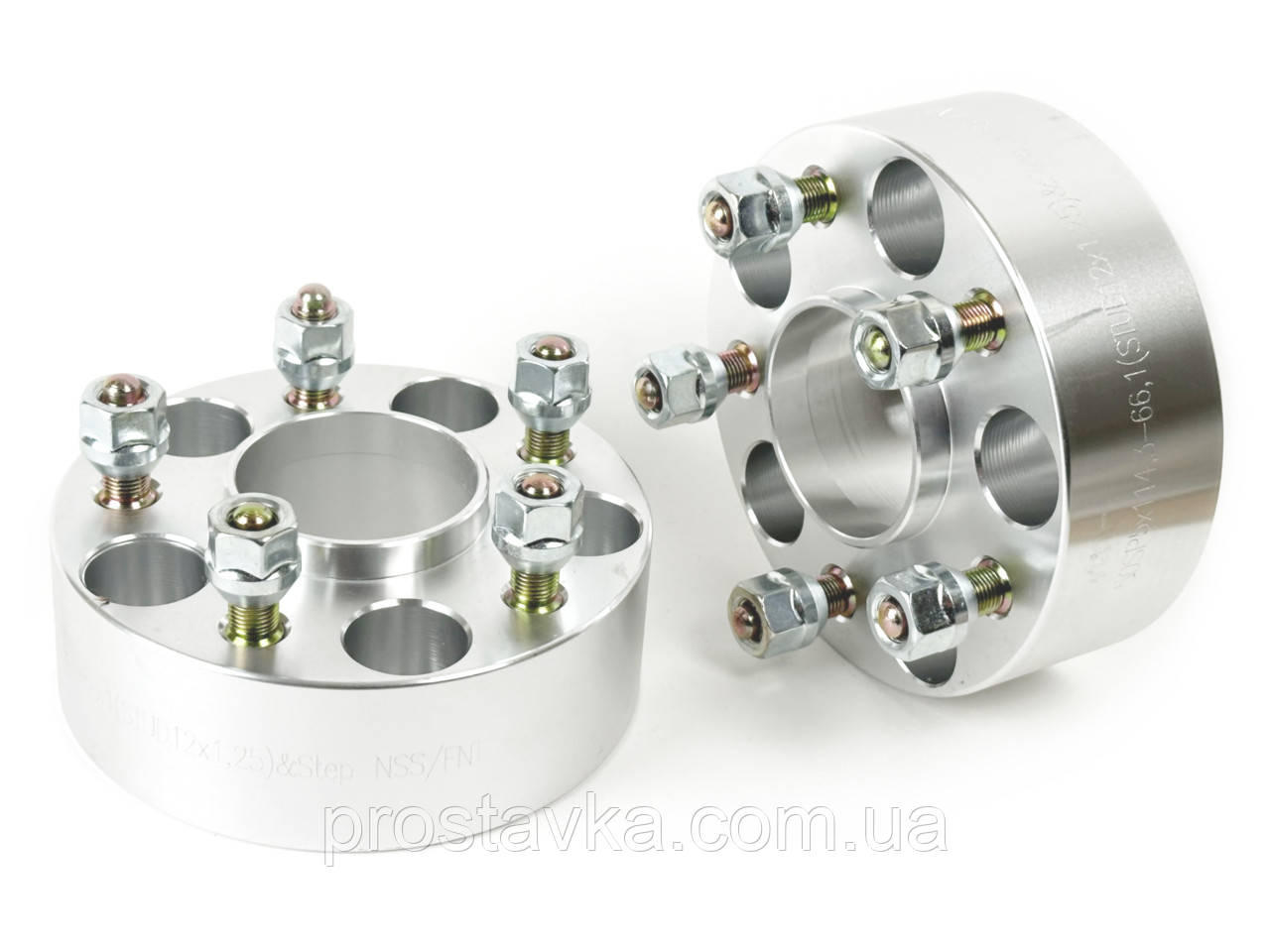 Проставка-адаптер з напр. 50SP5114.3-66.1 (STUD12X1.25) Step Silver