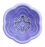 Горщик для квітів пластиковий Фіалка асорті 1 літр (Юніпласт), фото 2