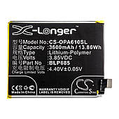 Оригінальний акумулятор X-Longer BLP685 3600mAh 3.85V для OnePlus 6T: A6010, A6013 / OnePlus 7: GM1901, GM1900, GM1905