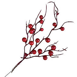 Гілка червона 29 см ягода (10 шт. в уп)
