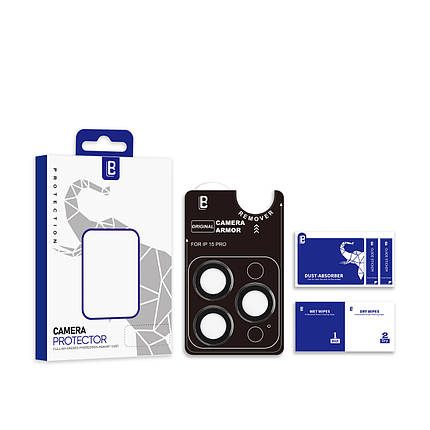 Захисне скло Pro Plus 3d Camera Lens для Apple iPhone 16/ 16 Plus Silver, фото 1