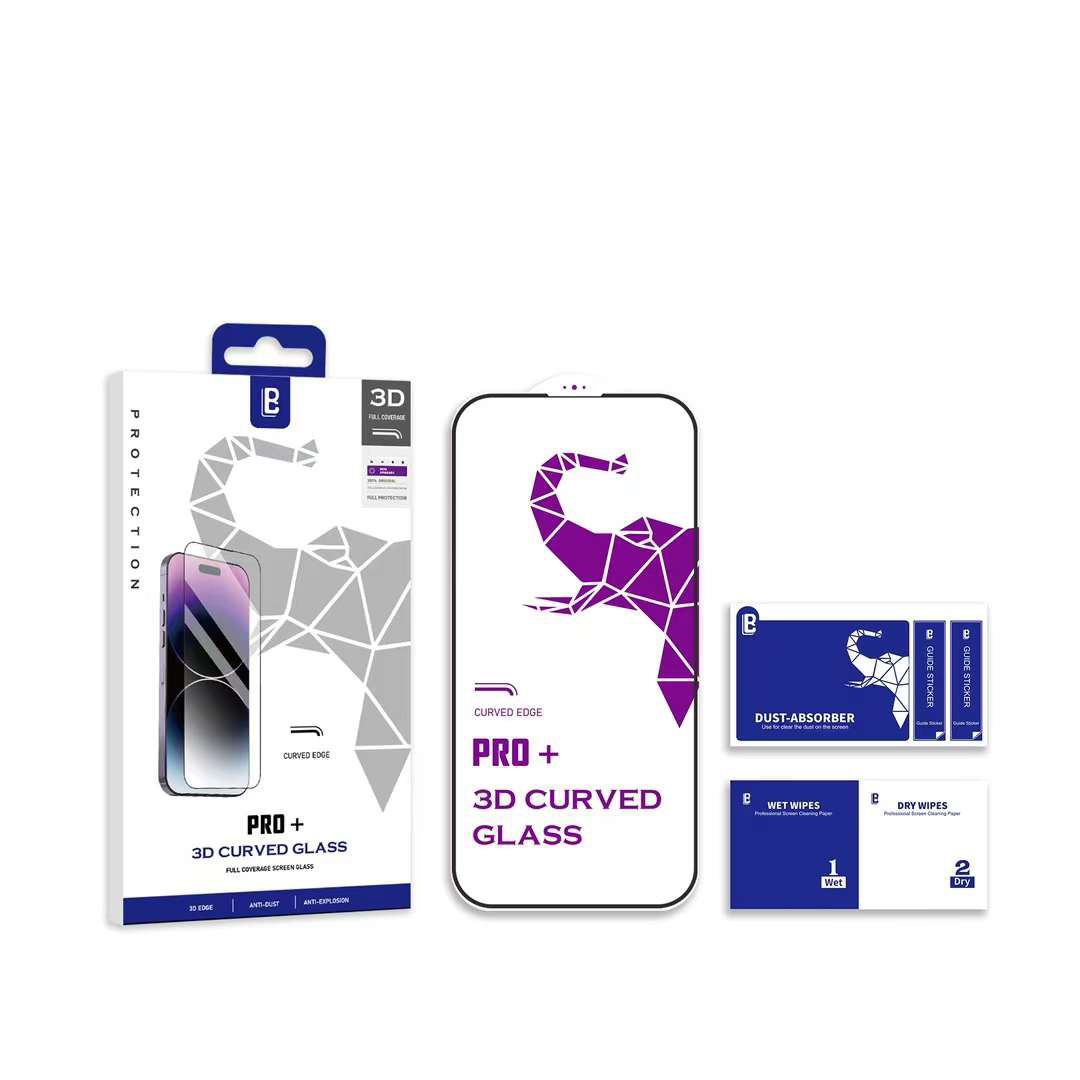 Захисне скло Pro Plus 3d Glass для Apple iPhone 16 Pro Max Transparent