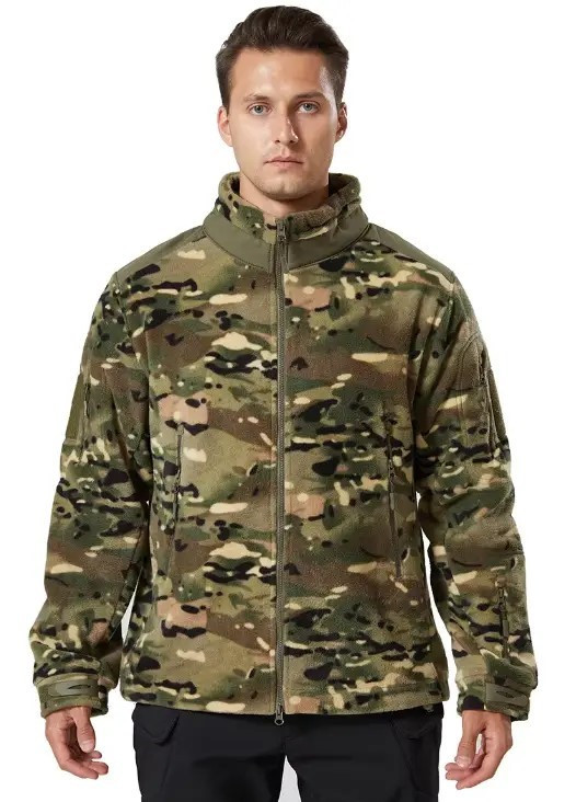 Тактична флісова куртка для осені та зими Solve Woodland KT6000606 розмір XS, фото 1