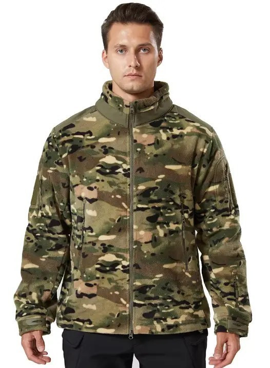 Тактична флісова куртка для осені та зими Solve Woodland KT6000606 - розмір S, фото 1