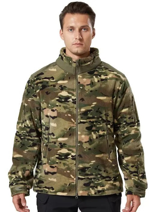 Тактична флісова куртка для осені та зими Solve Woodland KT6000606 - розмір M, фото 1