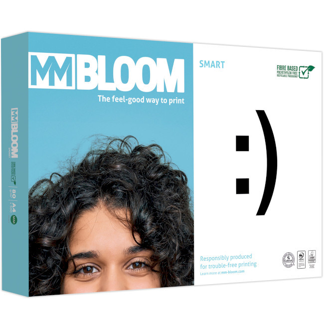 Папір А4 80г/м Bloom Smart 500арк (5), фото 1