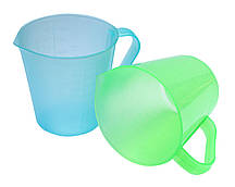 Кружка мірна пластикова 1 літр (Юнипласт)