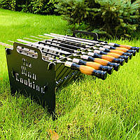 Мангал розбірний "Cooking Man" +Подарунок., фото 2