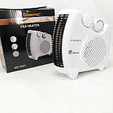 Вітродуйка для дому Domotec MS-5903, Практичний тепловентилятор, Потужний тепловентилятор для квартири FW-86, фото 6