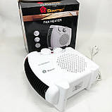 Вітродуйка для дому Domotec MS-5903, Практичний тепловентилятор, Потужний тепловентилятор для квартири FW-86, фото 3