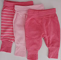 Рожеві штани для новонародженої дівчинки Hanes