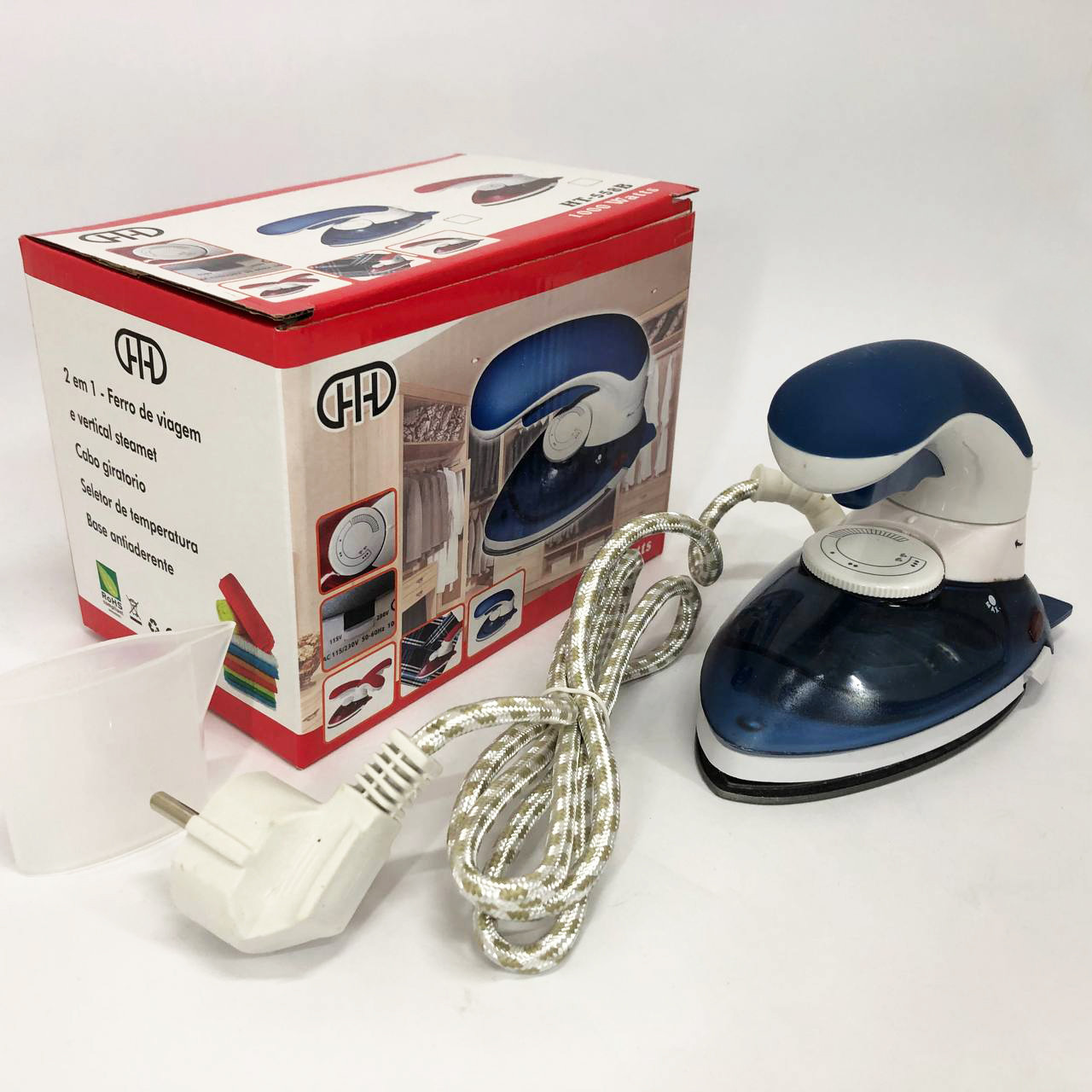 Відпарювач портативний Mini Steam Iron HT-558B, Відпарювач праска для OR-238 прасування одягу