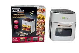 Мультипіч 3в1 аерофрітюрниця, гриль та сушарка 3500Вт на 15 л. Zepline ZP-111 біла