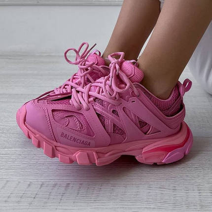 Жіночі Кросівки Balenciaga Track Pink / Баленсіага Трак Рожеві, фото 1