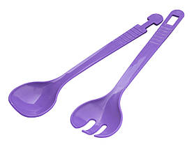 Ложка-виделка салатні пластикові (Юніпласт)