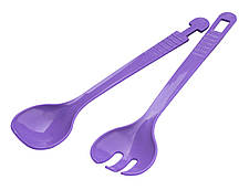 Ложка-вилка салатні пластикові (Юніпласт)