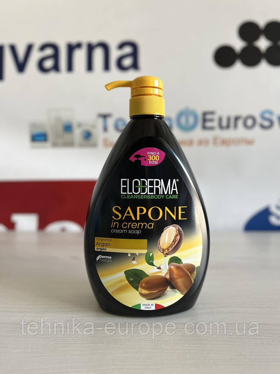 Рідке мило для рук ELODERMA Sapone in crema argan 1L s78
