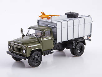 Модель Вантажівка Сміттєвоз КО-413 (ГАЗ-53) хакі/сірий | Автоісторія