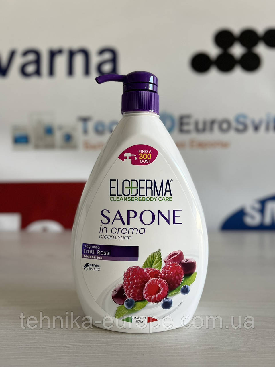 Рідке мило для рук червоні плоди ELODERMA 1L X81