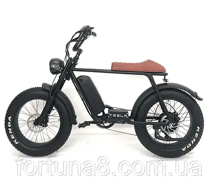 Електричний велосипед фетбайк Fatbike Tesla 22" (1000W 48V 18Ah), фото 1