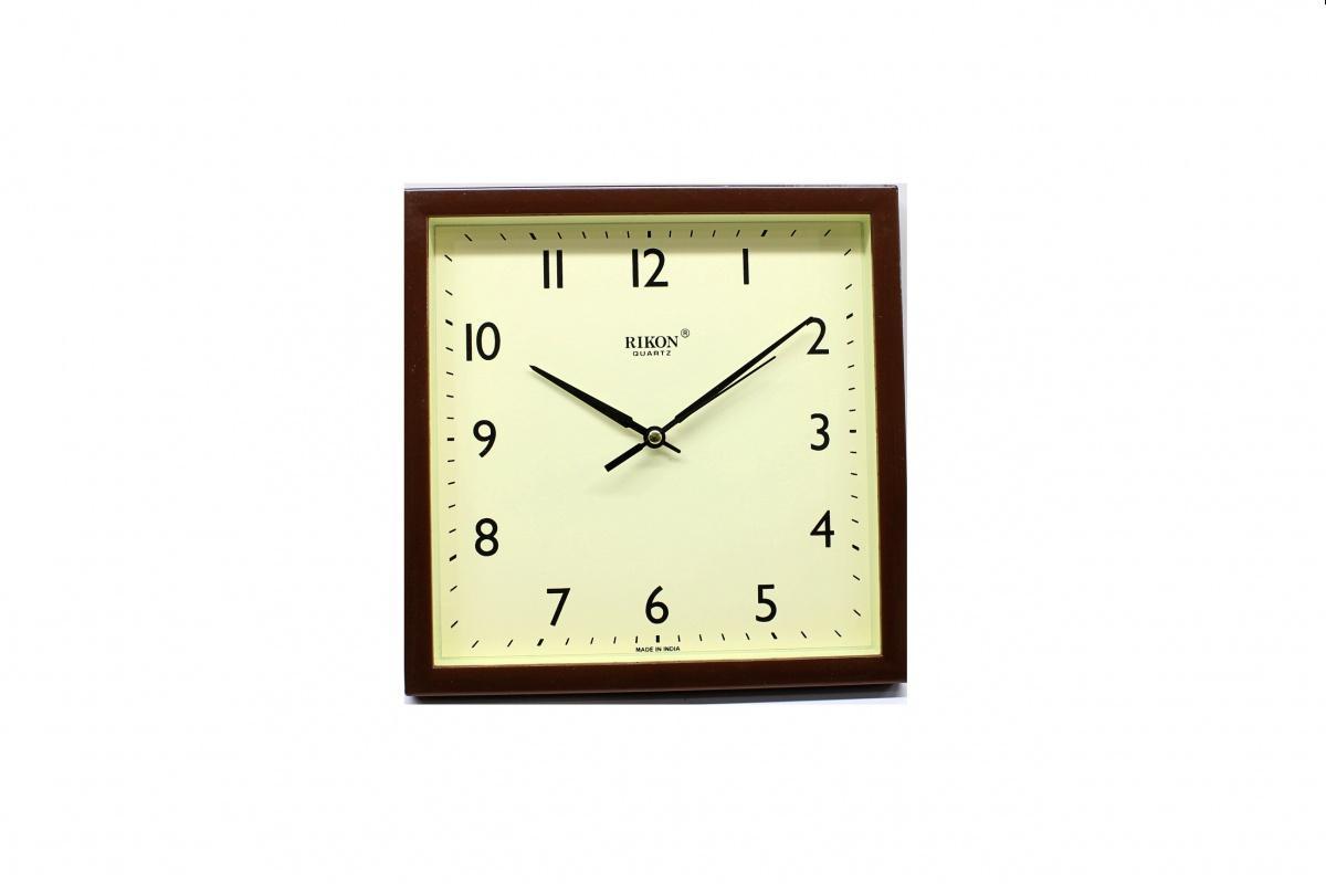 Годинник настінний RIKON 22*22см (Brown Ivory) 007082, фото 1