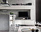 Кухня модульна сучасна Токіо 04, Італія, білий \ сірий, фото 2