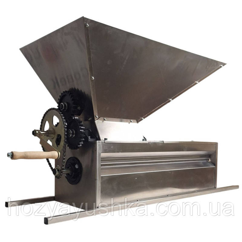 Дробалка винограду ручна лан із гребінцем, фото 1