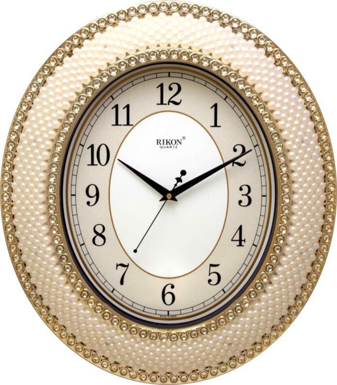 Годинник настінний Rikon 45*40см (Golden) RK-1108