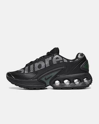 Чоловічі Кросівки Nike Air Max DN x Supreme Black Galactic Jade / Найк Аїр Макс ДН Супрім Галактик Чорні, фото 1