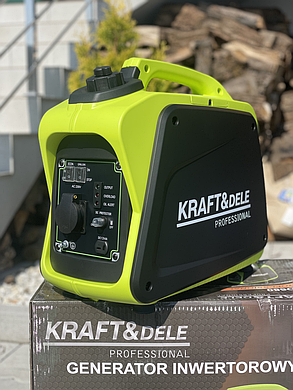 Інверторний генератор 1.8 кВт KRAFT&DELE KD680 4-тактний Польща, фото 3