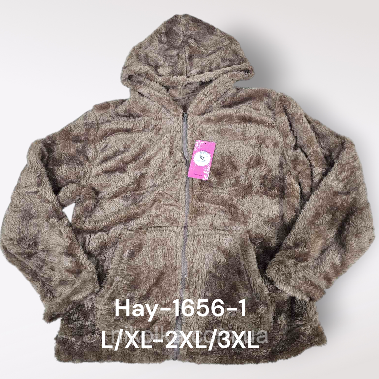 Пайта махрова жіноча оптом, L/XL-2XL/3XL рр., арт. Hay-1656-1