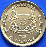 Монета Сінгапуру 5 центів 2013 р., фото 4