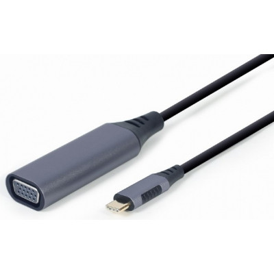 Перехідник USB Type-C to VGA, Full HD 60Hz Cablexpert (A-USB3C-VGA-01), фото 1