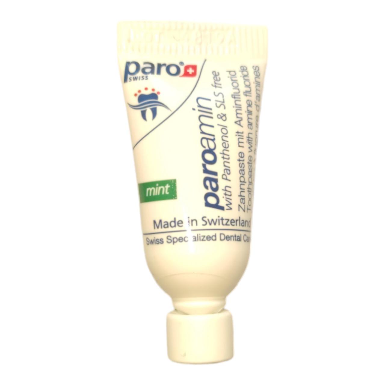 Гель Paro® для інтенсивної профілактики карієсу м'ятний з фторидом, 3 г для дітей та дорослих