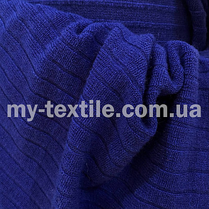 Трикотаж Ангора рубчик Електрик