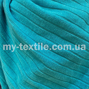 Трикотаж Ангора рубчик Бірюза