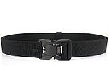 Ремінь тактичний швидкознімний із магнітною пряжкою Tactical Belt 120x3,8 см Чорний, фото 8